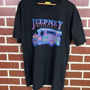 Awesome Fiesta Jeepney Philippines T-shirt Men’s Unisex XXL 2X Neon Colorful